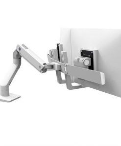 Ergotron HX Desk Dual Monitor Arm White