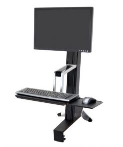 Ergotron WorkFit-S Single LD Standing Desk Workstation