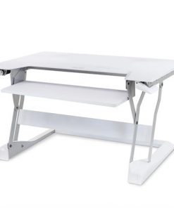Ergotron WorkFit-T Standing Desk Workstation white