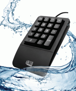 Adesso Antimicrobial Waterproof Numeric Keypad
