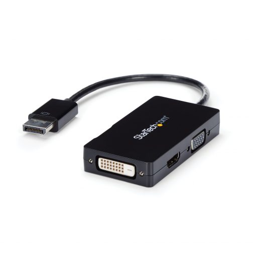 Startech 3-in-1 DisplayPort to VGA DVI or HDMI converter DP2VGDVHD