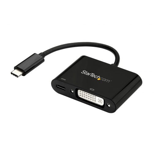 Startech USB C to DVI Adapter with Power Delivery CDP2DVIUCP